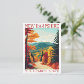 New Hampshire the Granite State USA Travel Place ポストカード (スタンド正面)