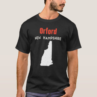 New Hampshire Usa State America Travel Orford Tシャツ