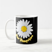 New Hampshire Vacation Flower Meadow Daisy Petals  コーヒーマグカップ (左)