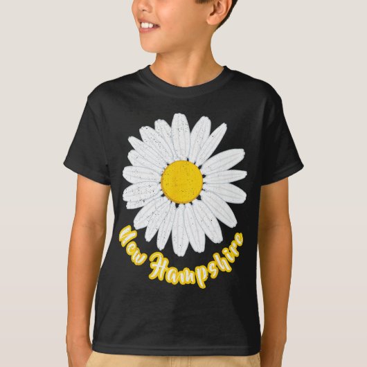 New Hampshire Vacation Flower Meadow Daisy Petals  Tシャツ (正面)