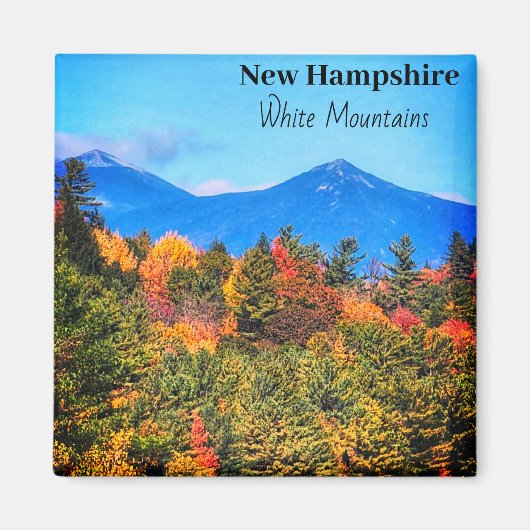 New Hampshire White mountains Magnet マグネット (正面)