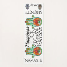 New Hamsa Hand Yoga Mat - See かわいらし Back