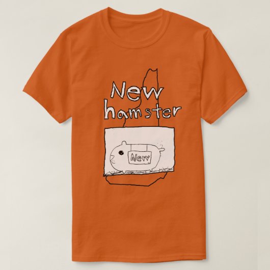 New Hamster (New Hampshire)  Tシャツ (デザイン正面)