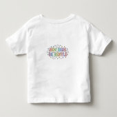 New Here Be Gentle トドラーTシャツ - かわいいベビーTシャツ (裏面)