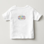 New Here Be Gentle トドラーTシャツ – かわいいベビーTシャツ (裏面)