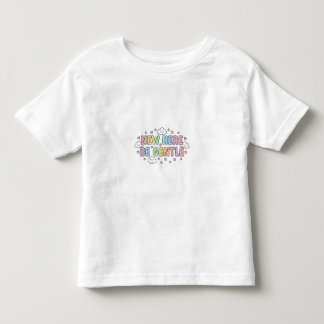 「New Here Be Gentle」トドラーTシャツ - かわいいベビーTシャツ トドラーTシャツ