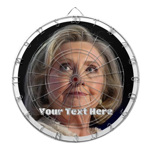 New Hillary Clinton Custom ダーツボード (正面)
