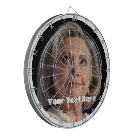 New Hillary Clinton Custom ダーツボード (正面左)