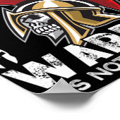 New Hip Replacement Men Women Warrior Awareness Gi ポスター (角)