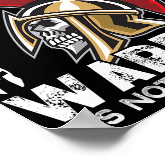 New Hip Replacement Men Women Warrior Awareness Gi ポスター (角)