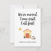  New Home Address Moving Announcement 案内状 (正面)