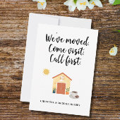  New Home Address Moving Announcement 案内状