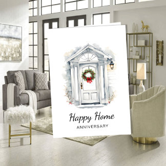 New Home Anniversary Card | Real Estate Agent カード