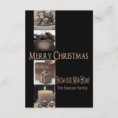 New Home Christmasコラージュから エンクロージャーカード (正面)