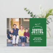 New Home Christmas Photo Card Moving Announcement シーズンカード (スタンド正面)