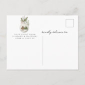 New Home Christmas Postcard Ornament Scene 案内ポストカード (裏面)
