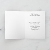 New Home Congratulations Door Wreath Personalize カード (内部)