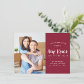 New Home For Holidaysフォトレッドムービング 案内状 (スタンド正面)