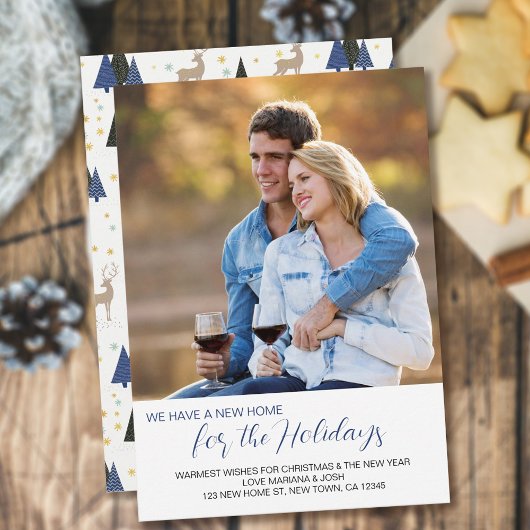 New Home for Holidays Square写真New Address Hol シーズンカード