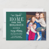 New Home for the エレガント Holidays Dark Green写真 シーズンカード (正面)