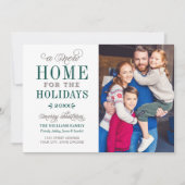 New Home for the エレガント Holidays Dark Green写真 シーズンカード (正面)
