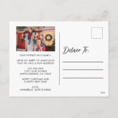 New Home For the Holidaysフォトクリスマス シーズンポストカード (裏面)