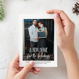 New Home For the Holidaysフォトクリスマス ポストカード