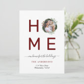 New HOME for the Holidaysリース写真の移動 案内状 (スタンド正面)