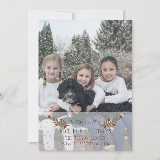 New Home For The Holidays写真 シーズンカード (正面)