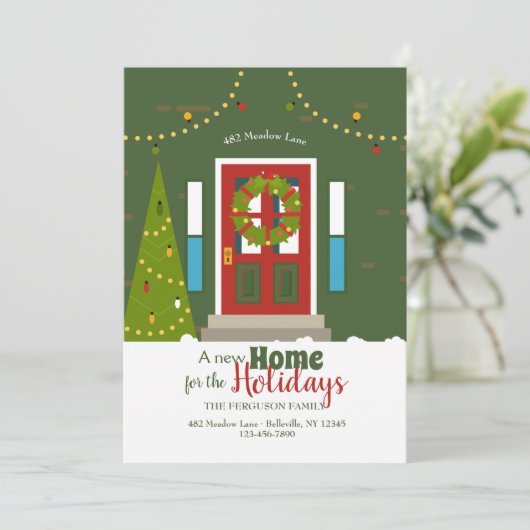 New Home for the Holidays Card 招待状 (スタンド正面)