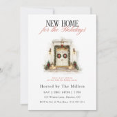 New Home for the Holidays Christmas Housewarming 招待状 (正面)