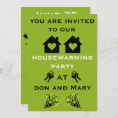New Home Housewarming Welcome  シーズンカード (正面/裏面)