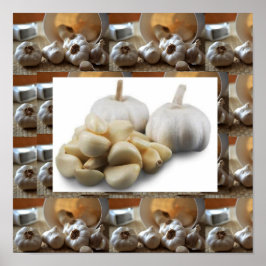 New Home Kitchen Decorations Garlic Super Flavors ポスター