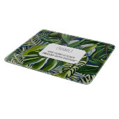 New Home Kitchen – Personalized Tropical  カッティングボード (角)