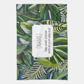 New Home Kitchen – Personalized Tropical  キッチンタオル (縦)