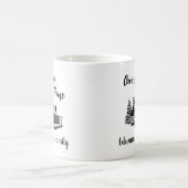 New Home moving to new house family name コーヒーマグカップ (中央)