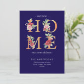 New Home New Address Floral Moving Announcement (スタンド正面)