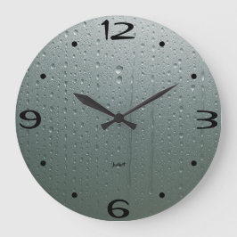 New Home Perfect Bathroom Wall Steamed Timepiece  ラージ壁時計