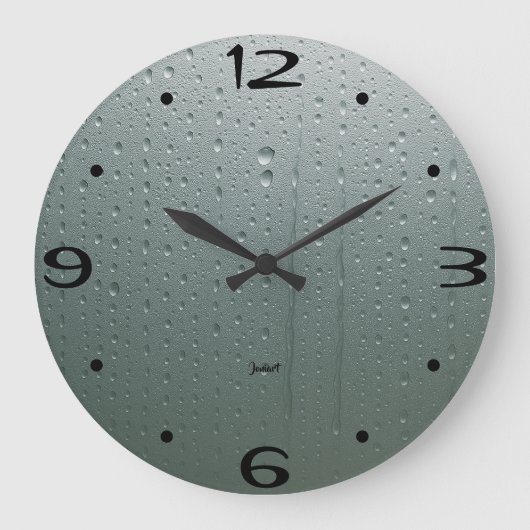 New Home Perfect Bathroom Wall Steamed Timepiece  ラージ壁時計 (正面)