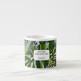 New Home Same Coffee Habit – Personalized  エスプレッソカップ