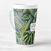 New Home Same Coffee Habit – Personalized  カフェラテマグ (左アングル)