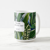 New Home Same Coffee Habit – Personalized  コーヒーマグカップ (正面右)