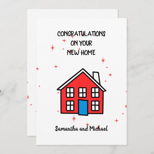 New Home Stars 案内状 (正面/裏面)