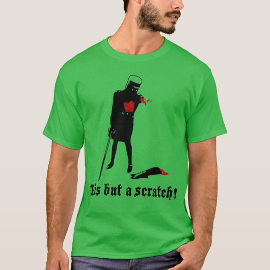 New it is just a scratch funny meme 70 movie shirt tシャツ (正面)