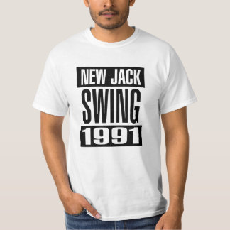 New Jack Swing 1991 – ホワイトTシャツ Tシャツ