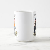 New jeans? No, new cat. Folded Greeting Card コーヒーマグカップ (中央)