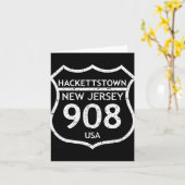 New Jersey Area Code 908 Hackettstown, Nj Home Sta カード (黄色い花)