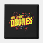 New Jersey Drones Funny Mystery Drones In New Jers マグネット (正面)