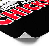 New Jersey Fried Street Chicken Funny Food ポスター (角)
