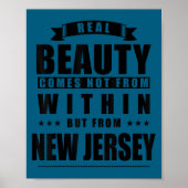 New Jersey - Funny D City Gift  ポスター (正面)